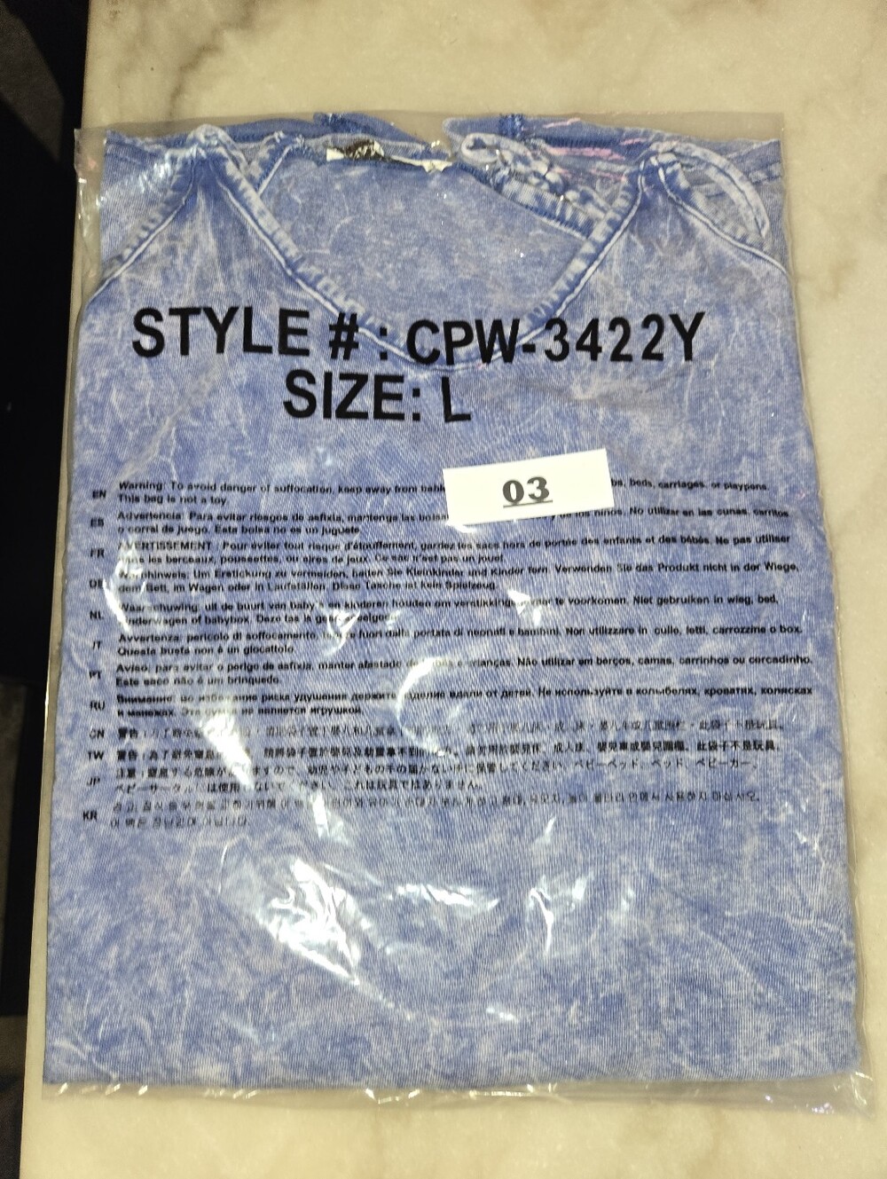 NIP Zenana Acid Washed Romper - Picture 6 of 12